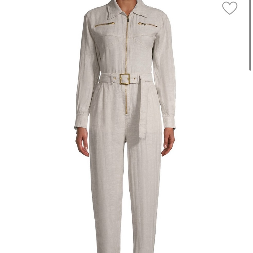 We wore what linen utility jumpsuit